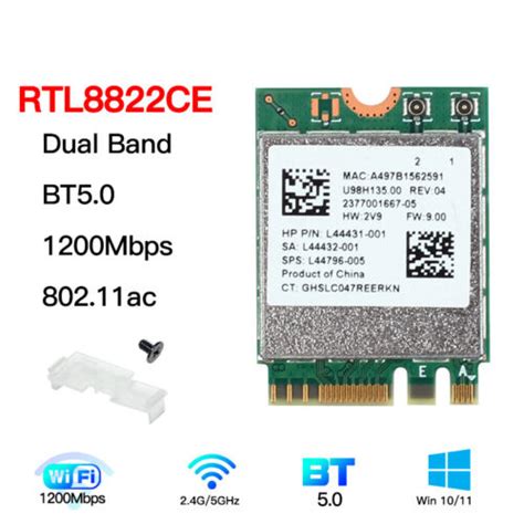 realtek rtl8822ce 802.11ac pci adapter